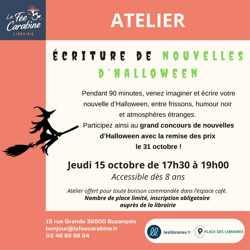 Écriture de nouvelles d'Halloween