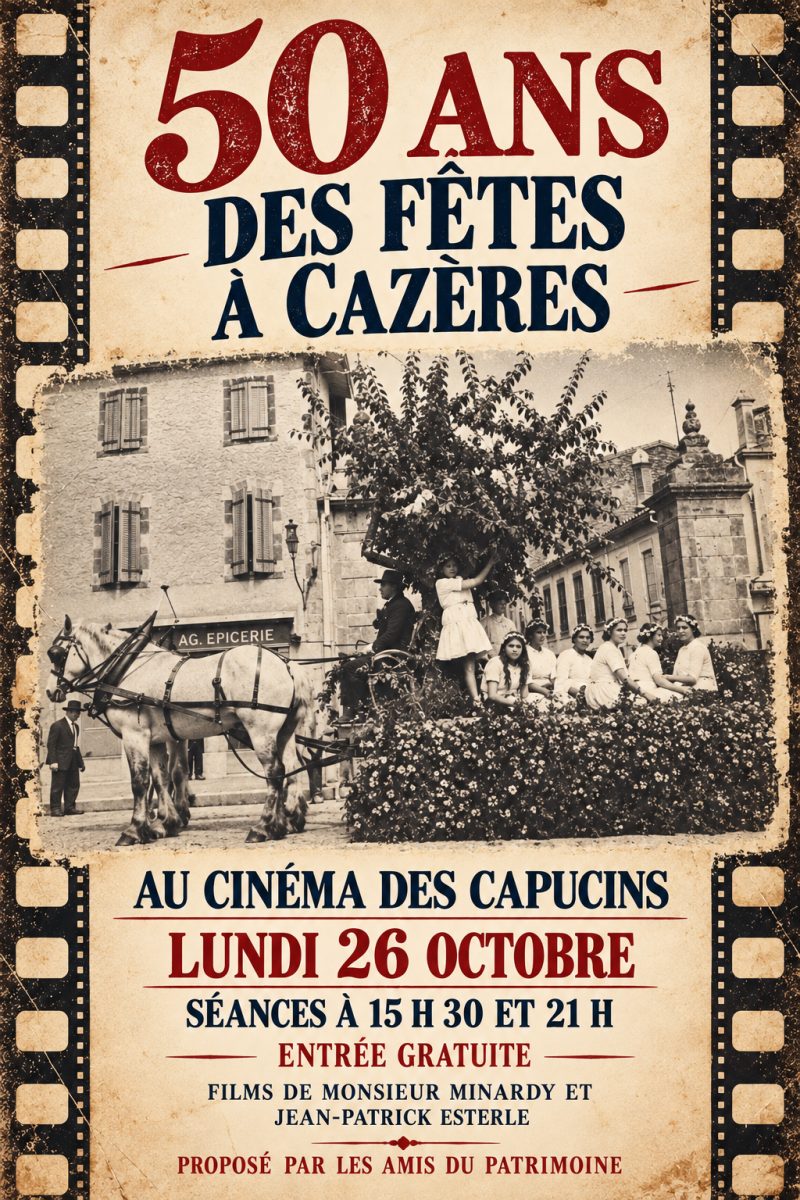50 ANS DES FÊTES A CAZERES
