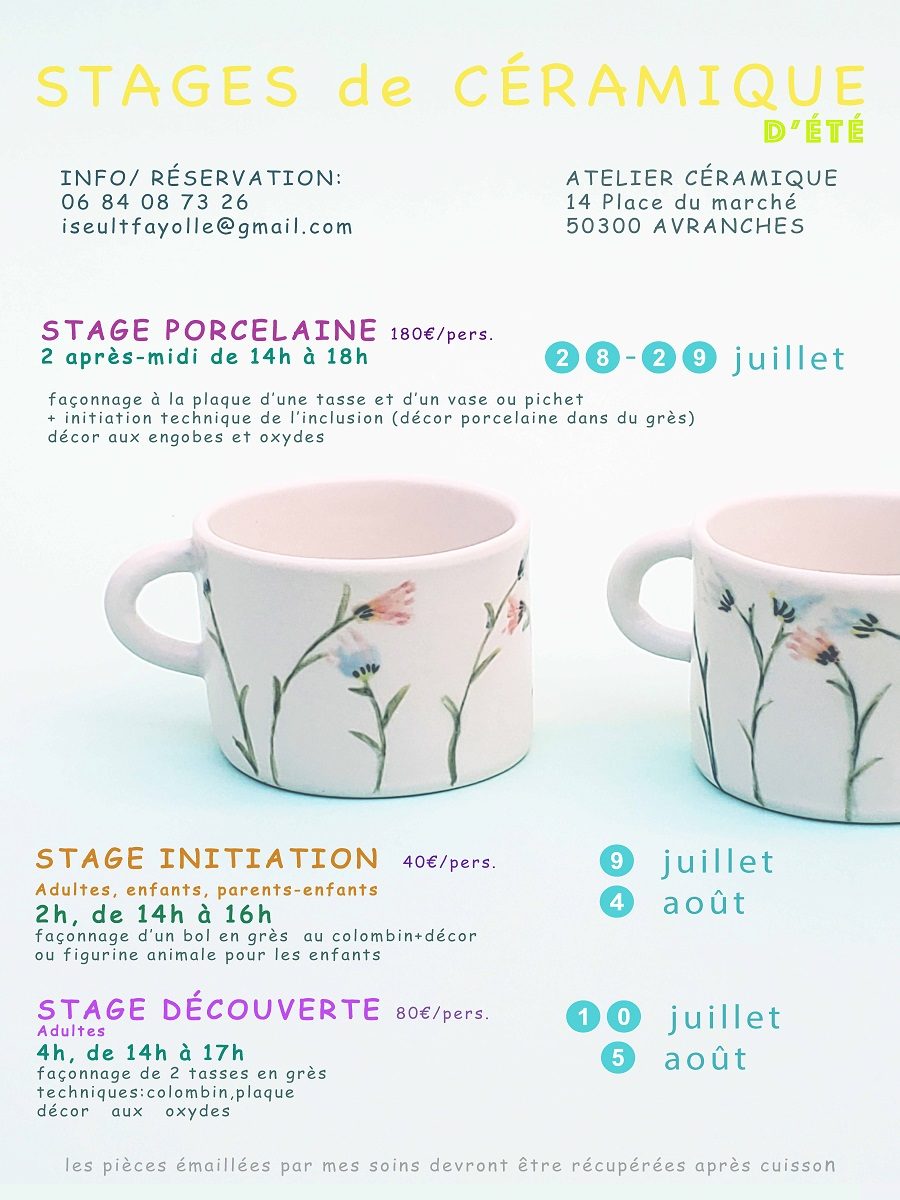 Stage porcelaine