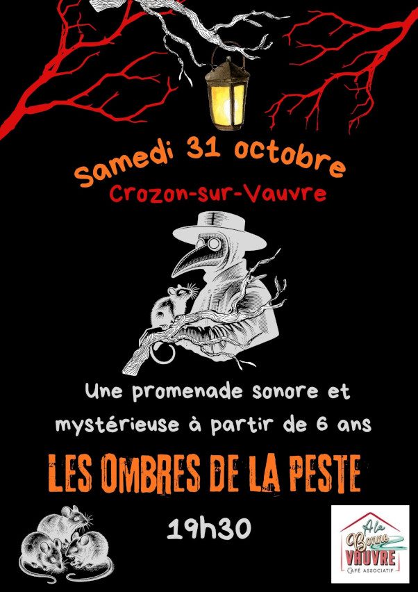 Halloween : Balade les ombres de la peste : dès 6 ans