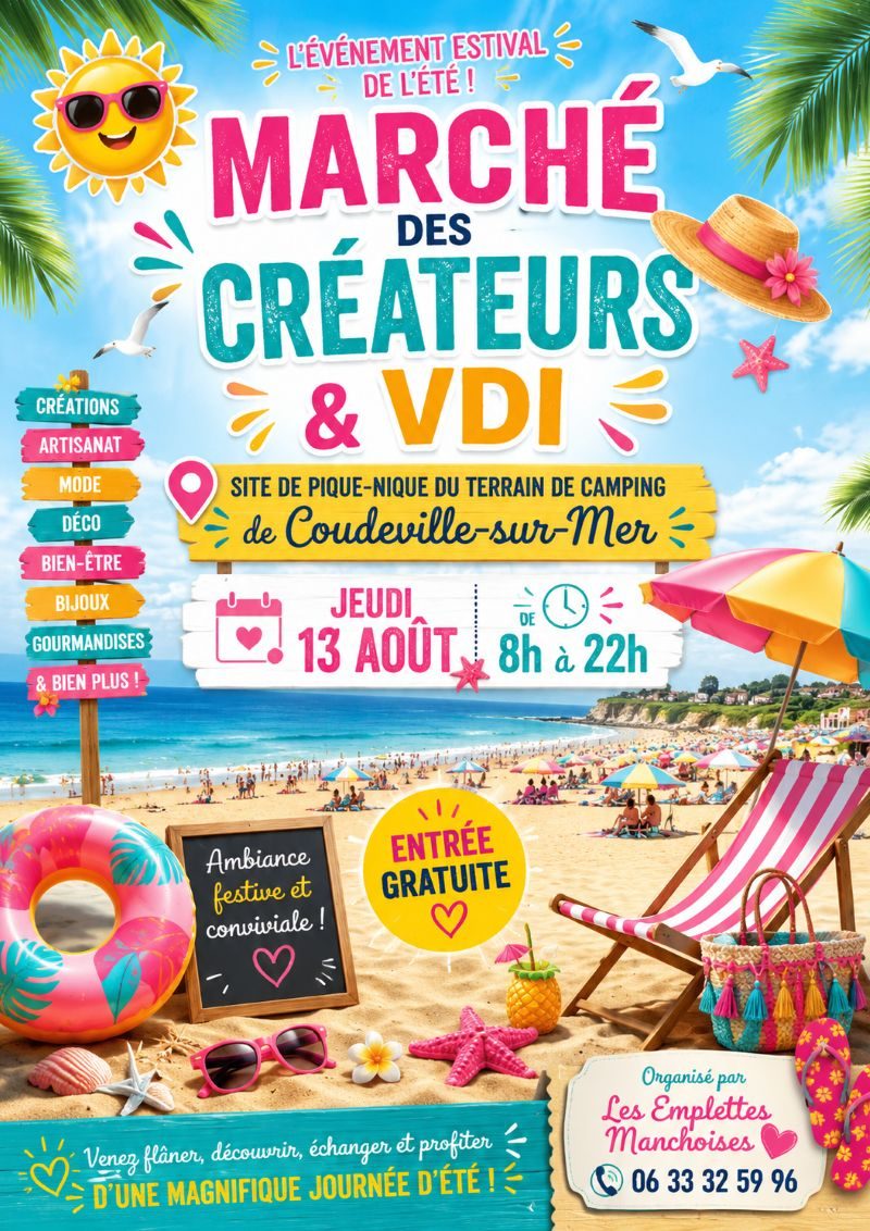 Marché de l'été de Coudeville plage