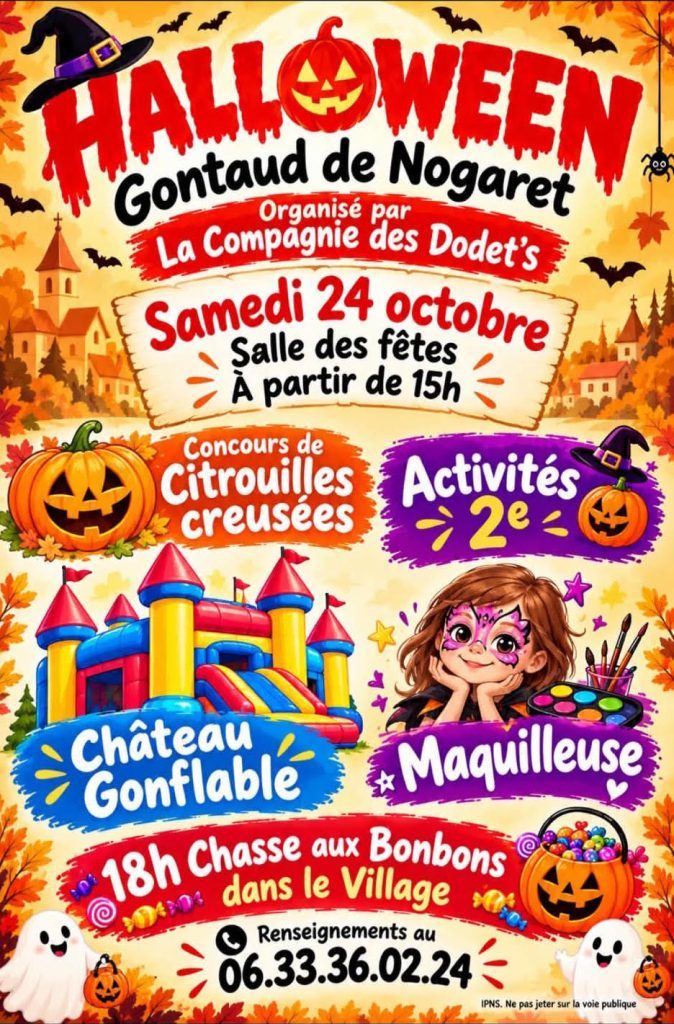 Halloween à Gontaud de Nogaret