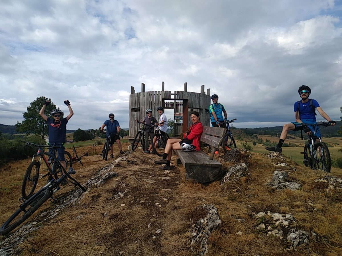 Randonnée à VTT - Le Grandvaux, le lac de l'Abbaye et les pâturages