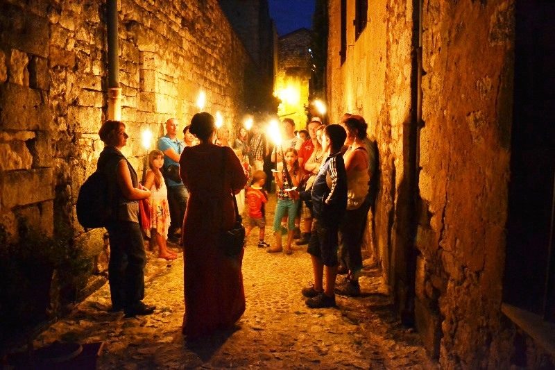Visite commentée de la bastide aux flambeaux
