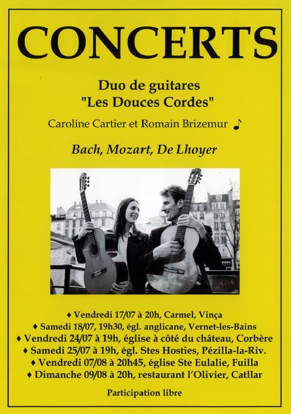 CONCERT LES DOUCES CORDES