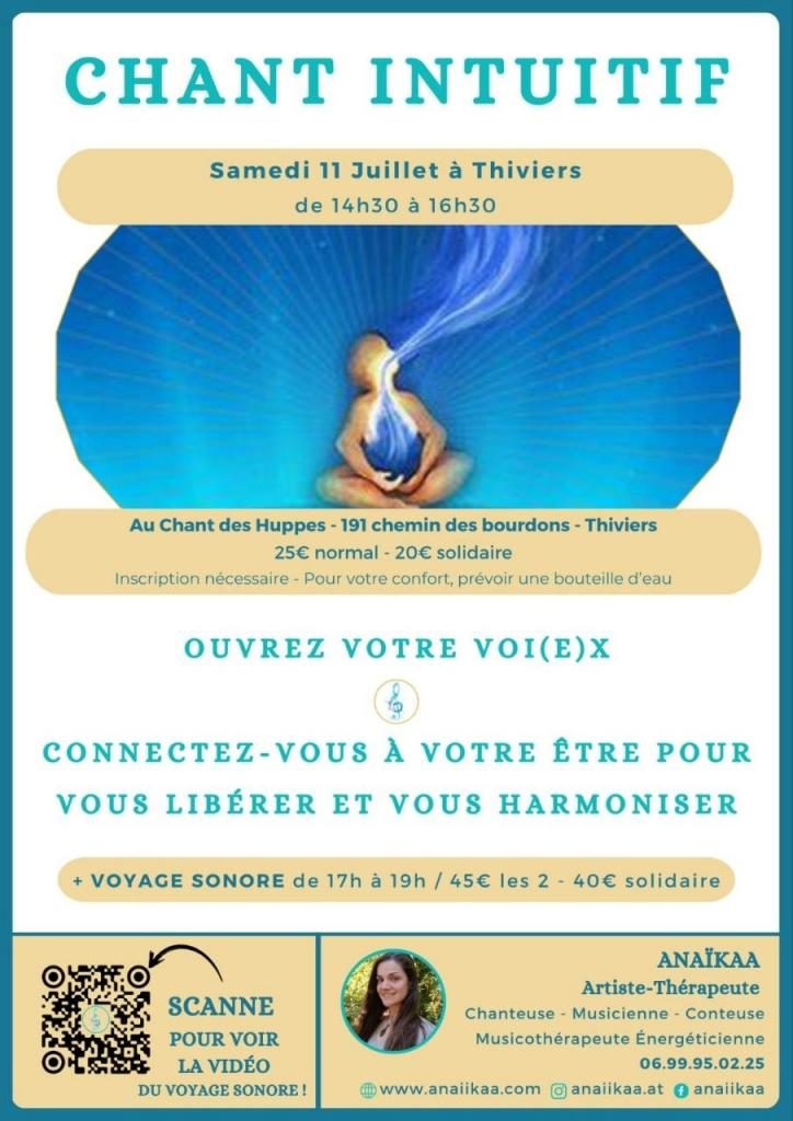 Cercle de Chant Intuitif avec Anaïkaa