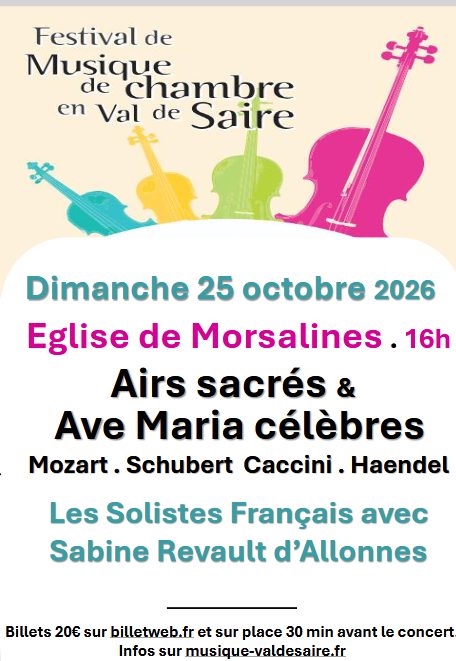 Concert : Airs sacrés & Ave Maria célèbres
