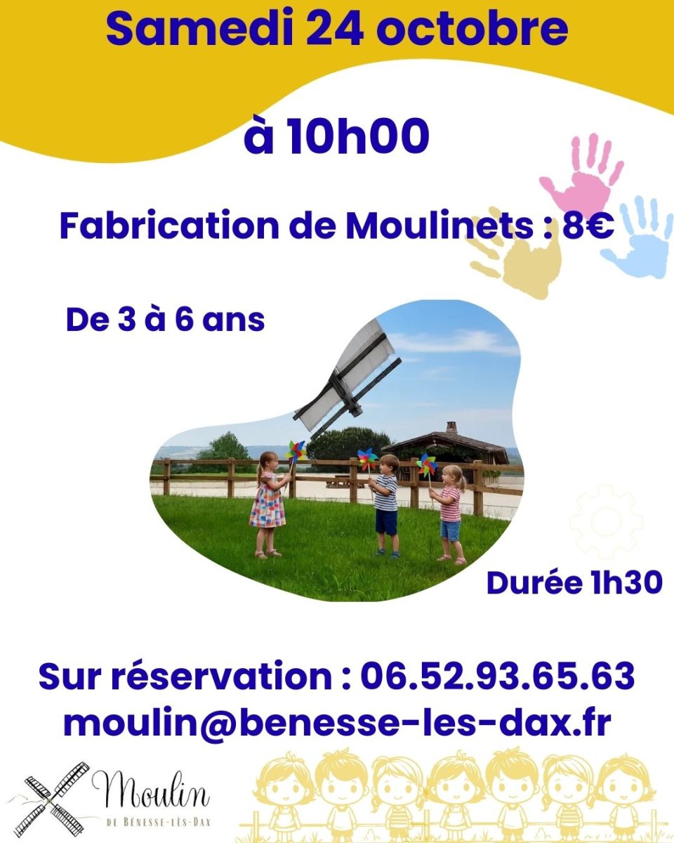 Atelier Enfant - moulinets