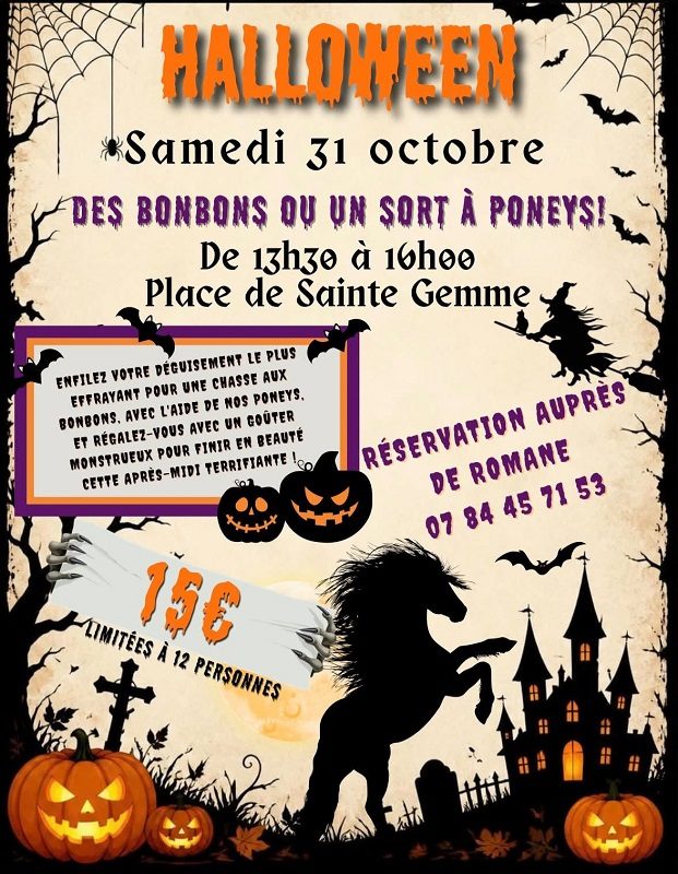 Halloween à poney
