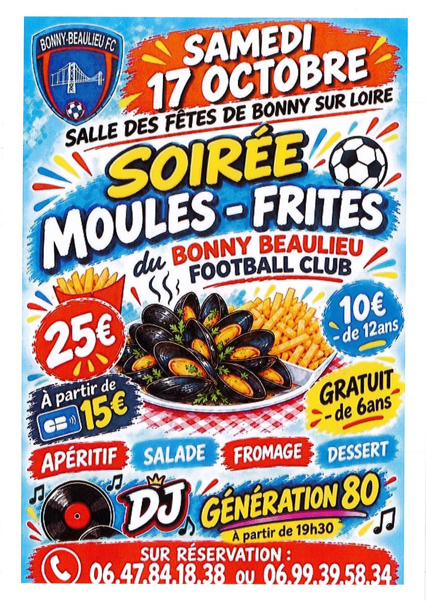 Soirée moules-frites