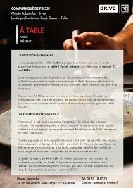 Exposition: A table ! Passé, présent  (Musée Labenche)