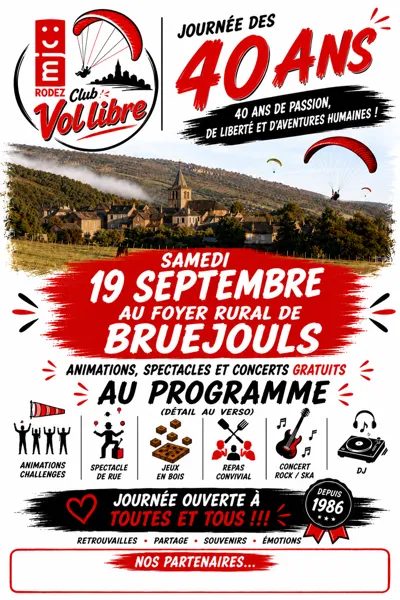 Club de vol libre - Journée des 40 ans