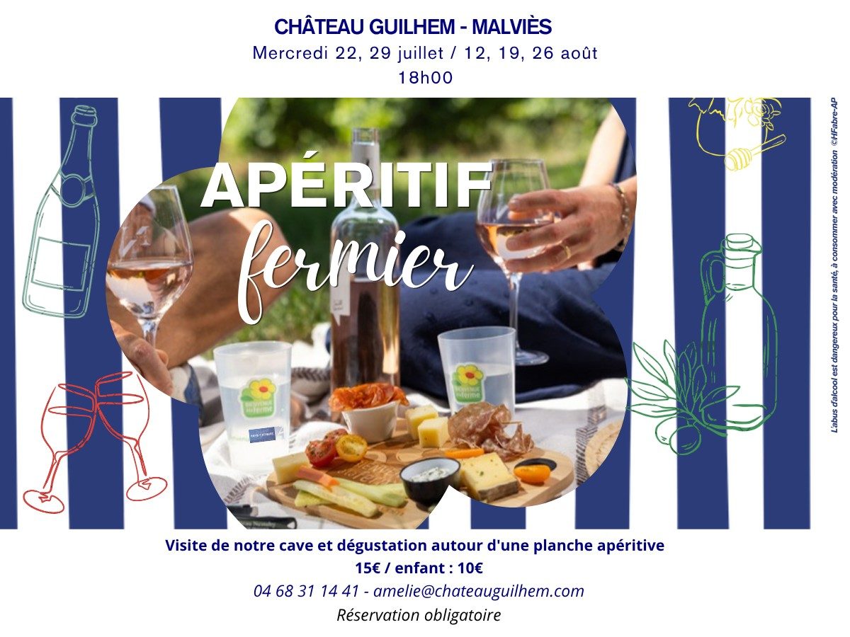 APÉRITIF FERMIER : VISITE DE NOTRE CAVE ET DÉGUSTATION