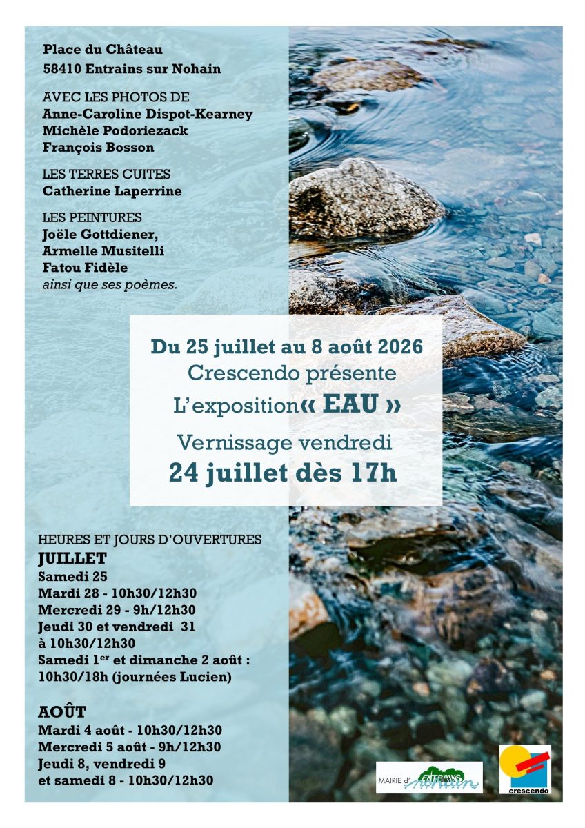 Crescendo présente l'exposition "Eau"