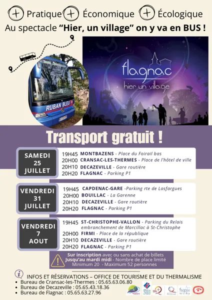 Au spectacle Hier Un Village, on y va en bus