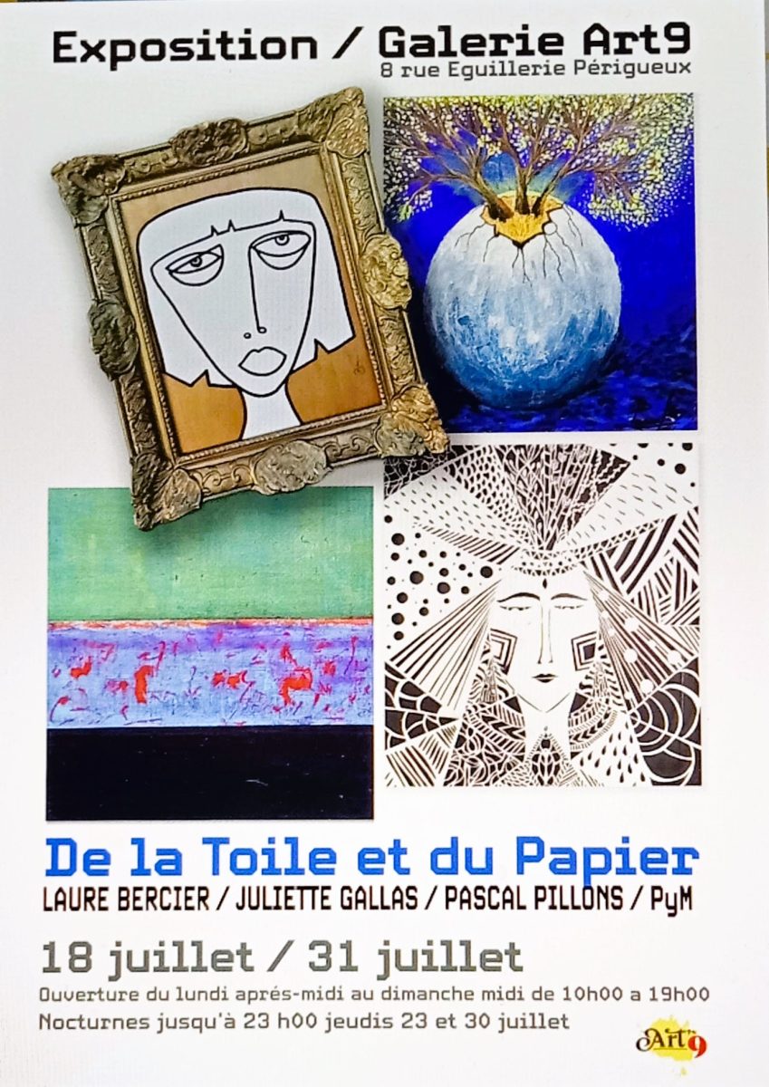 Exposition : "De la Toile et du Papier" - ART9