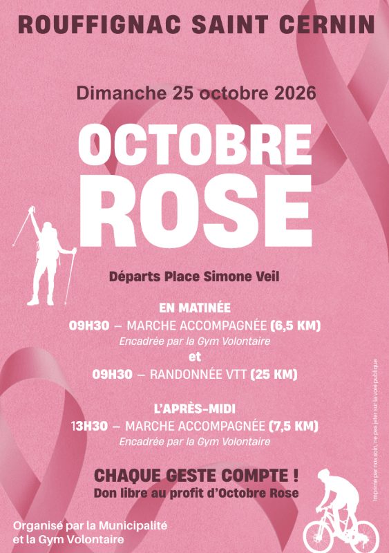 Octobre Rose à Rouffignac