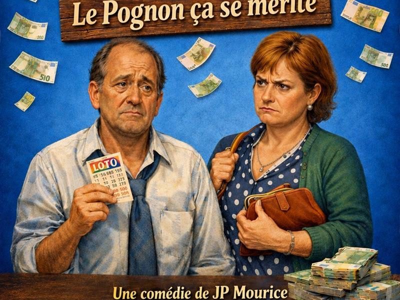 Théâtre "L'homme qui en bavait trop ou Le Pognon, ça se mérite"