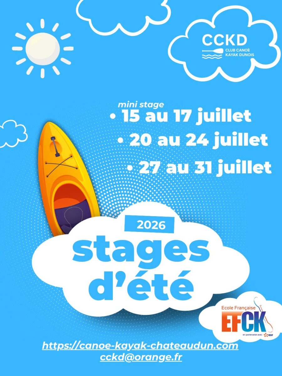 Stage d'été Canoë-kayak