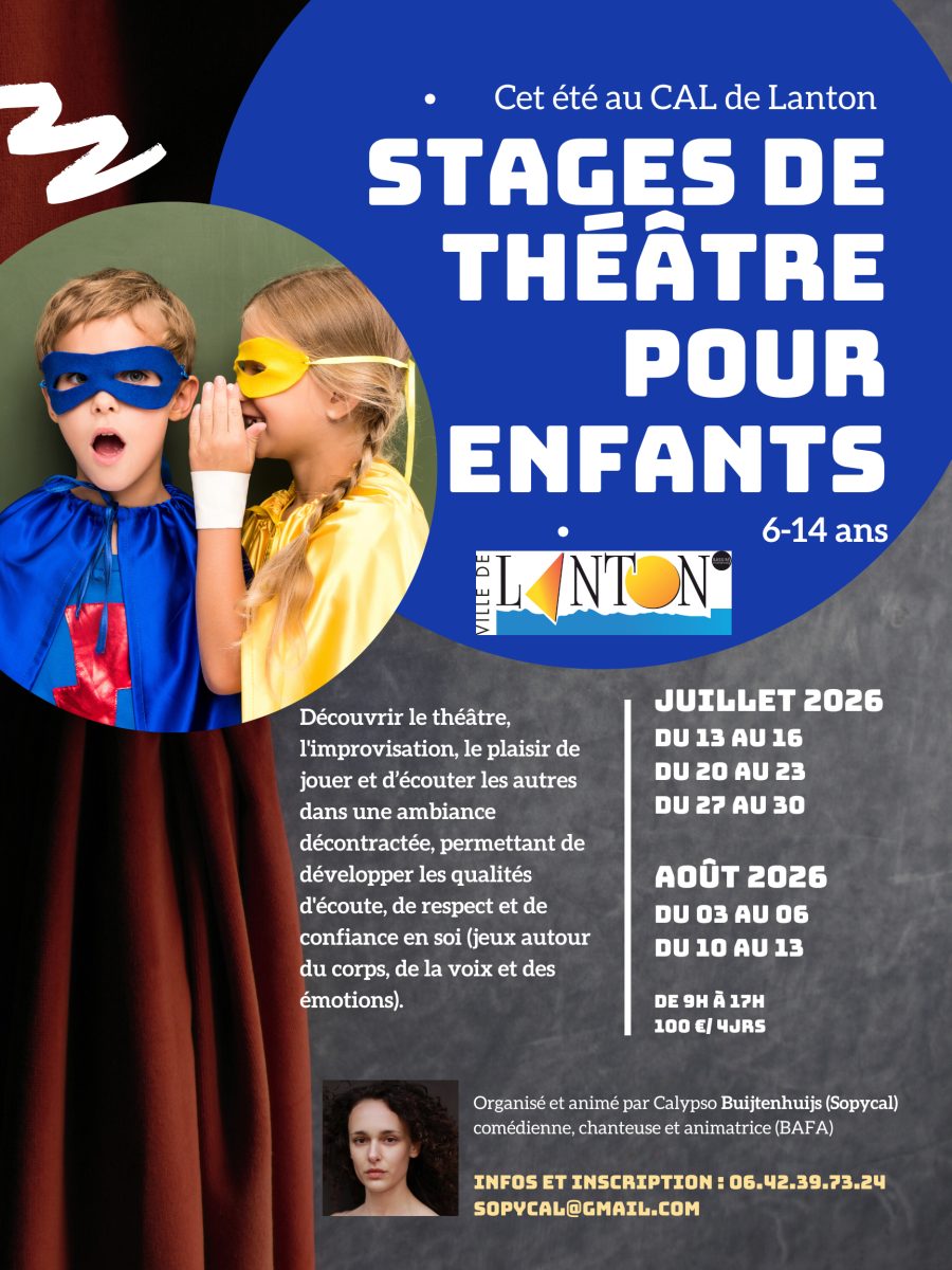 Stage de thêatre pour enfants