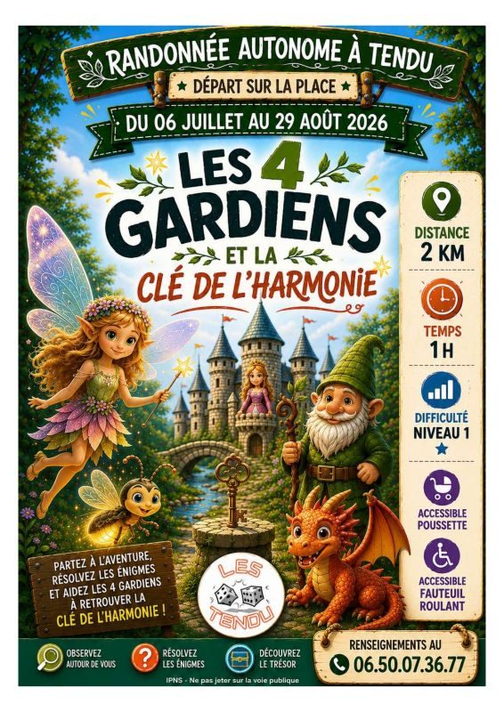 Les 4 gardiens et la clé de l'Harmonie