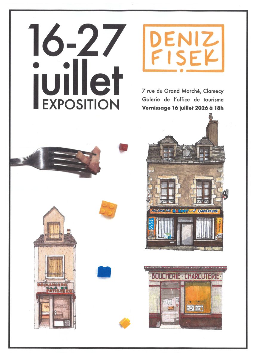 Exposition de dessins, illustrations et aquarelles - Deniz Fisek