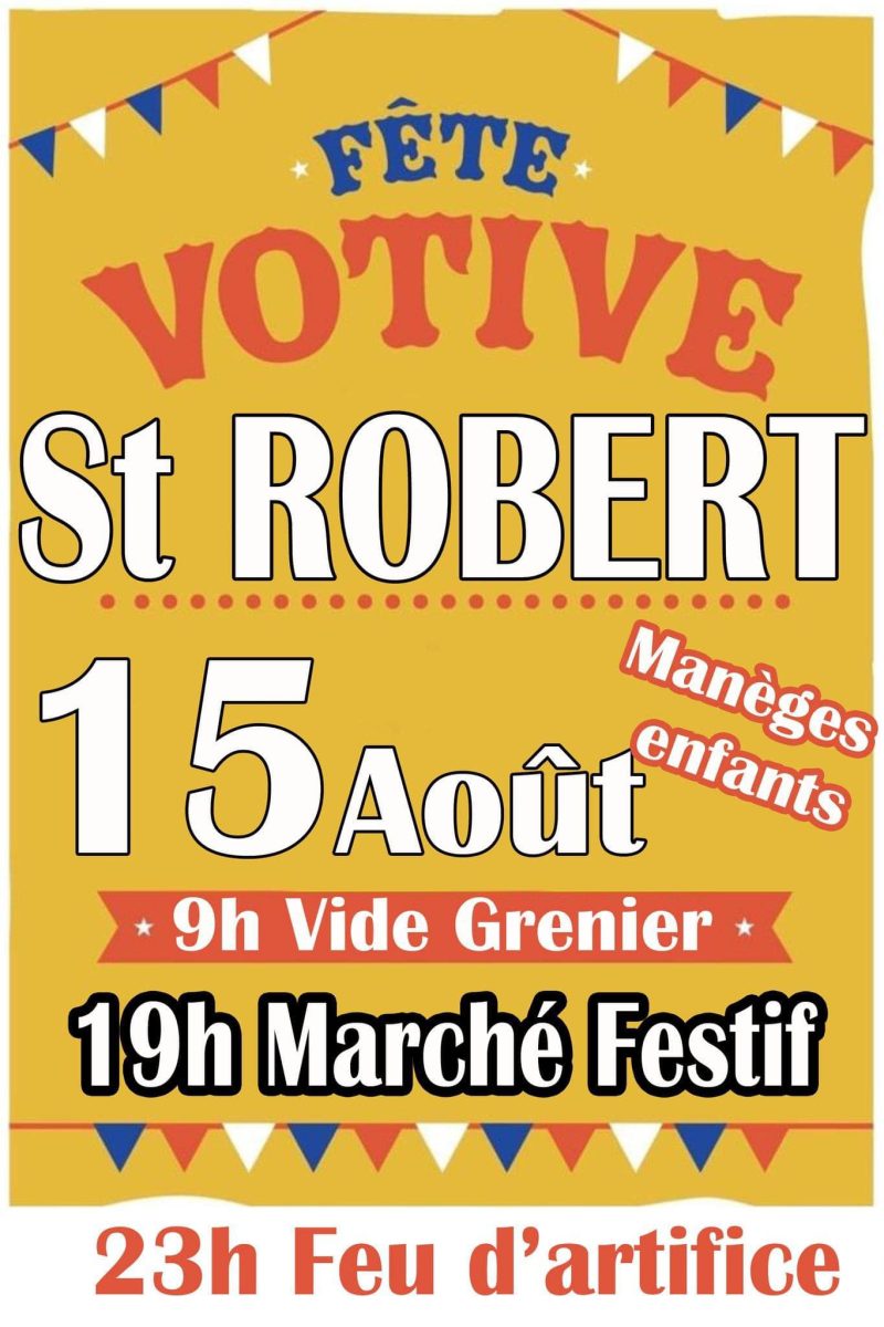 Vide grenier à Saint-Robert