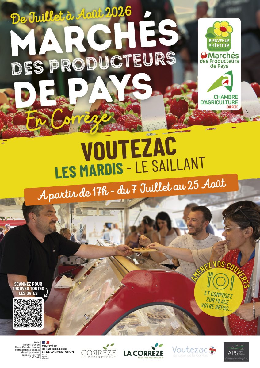 Marché des Producteurs de Pays Voutezac - Le Saillant