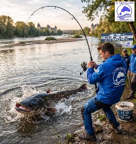 Pêche du silure du bord en Loire