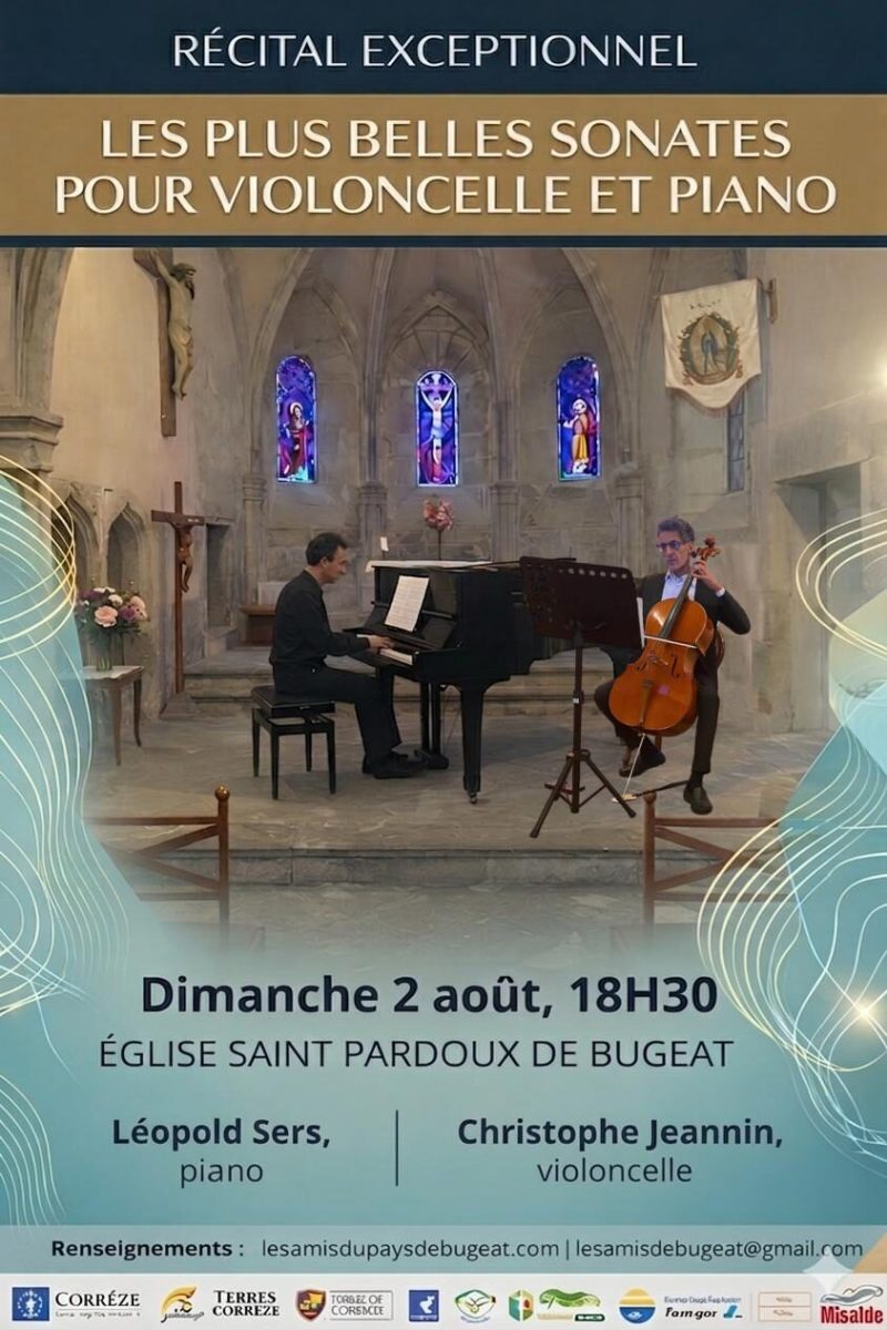Festival de Bugeat : Concert piano et violoncelle
