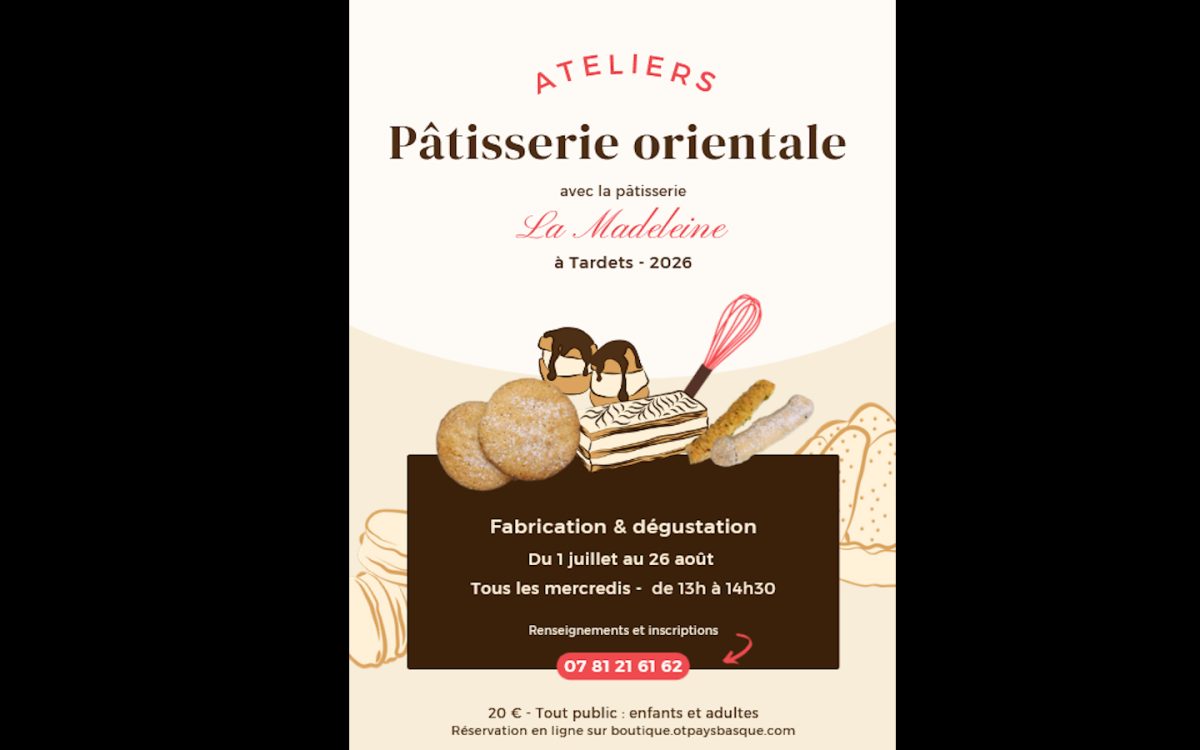 Atelier patisseries orientales