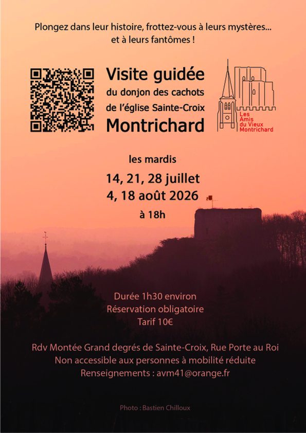 Visite guidée du donjon des cachots de l'église sainte-croix