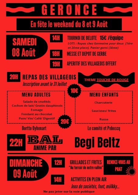 Géronce en fête