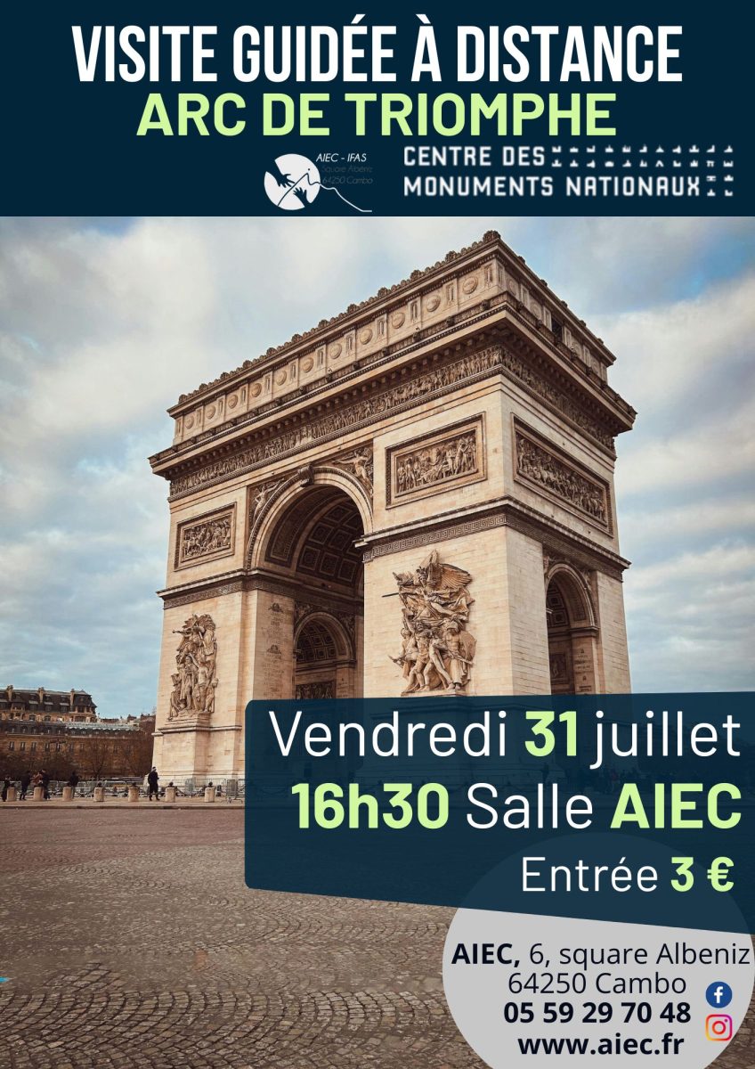 Visite guidée à distance - Arc de Triomphe