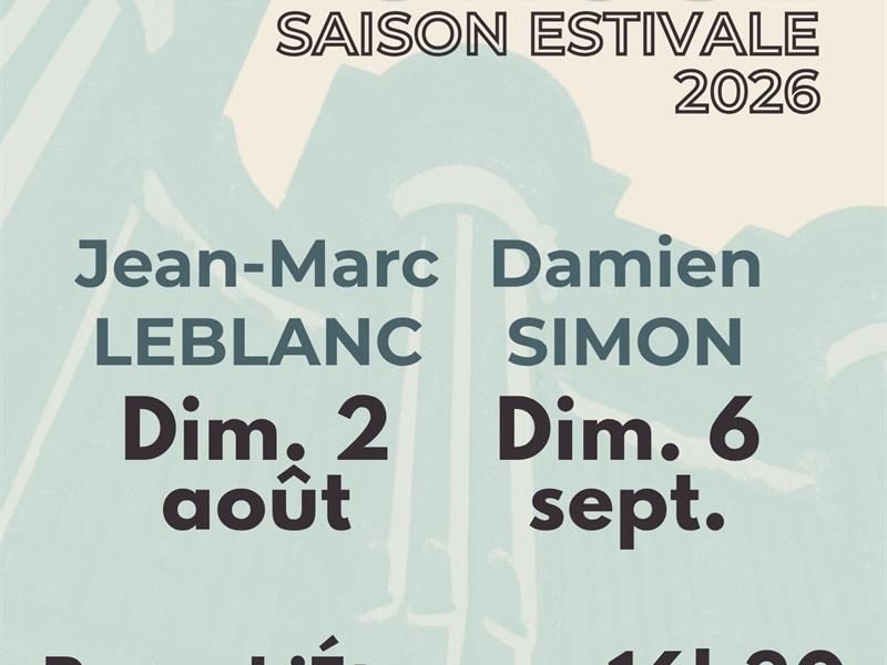Concert d'orgue par Jean-Marc Leblanc