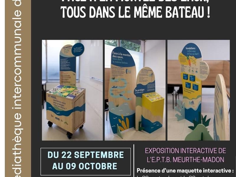 Exposition - face à la montée des eaux tous dans le même bateau