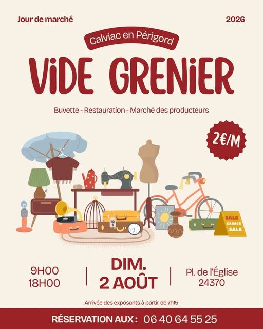 Vide-grenier Calviac-en-Périgord