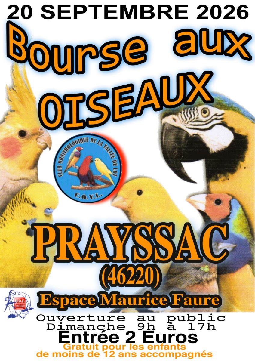 Bourse aux oiseaux exotiques