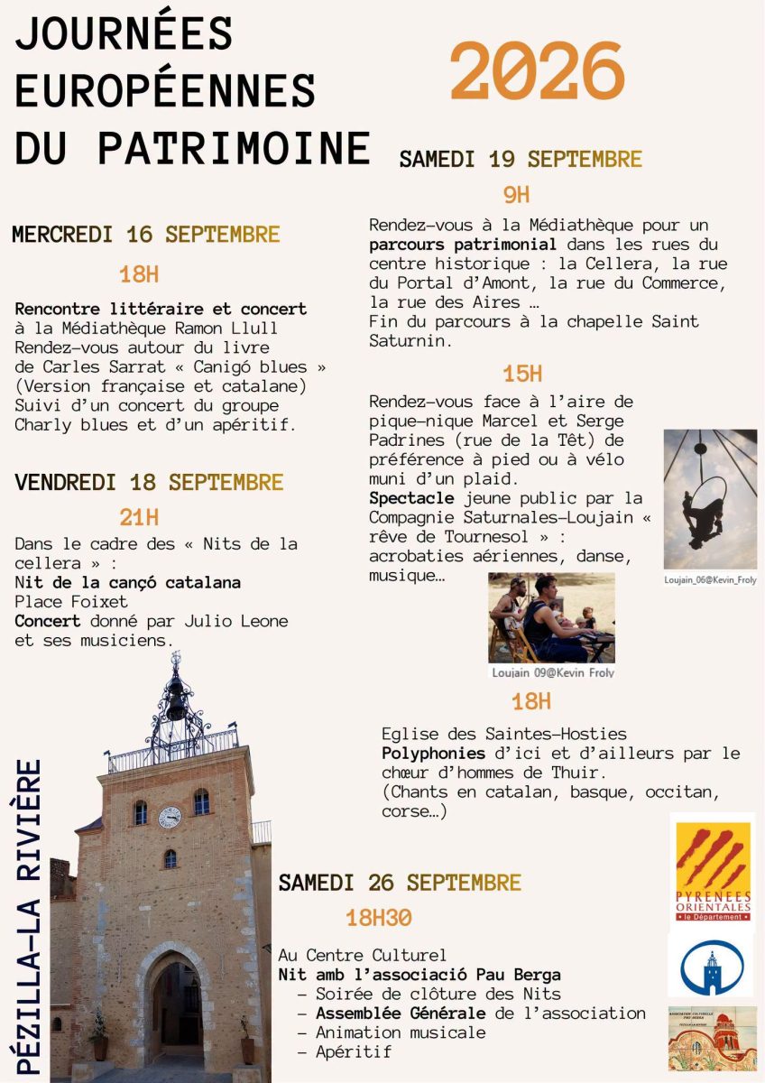JOURNÉE DU PATRIMOINE - NIT DEL PATRIMONI