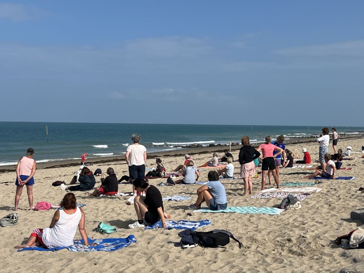 Réveil musculaire sur la plage