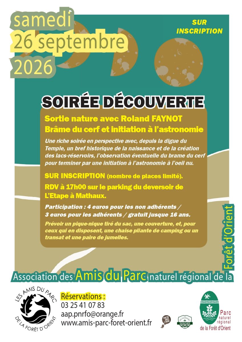 Soirée découverte brame du cerf et observation de la voûte céleste