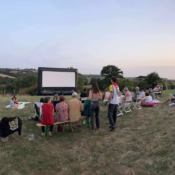 Cinéma en plein air - Maison de la Châtaigne
