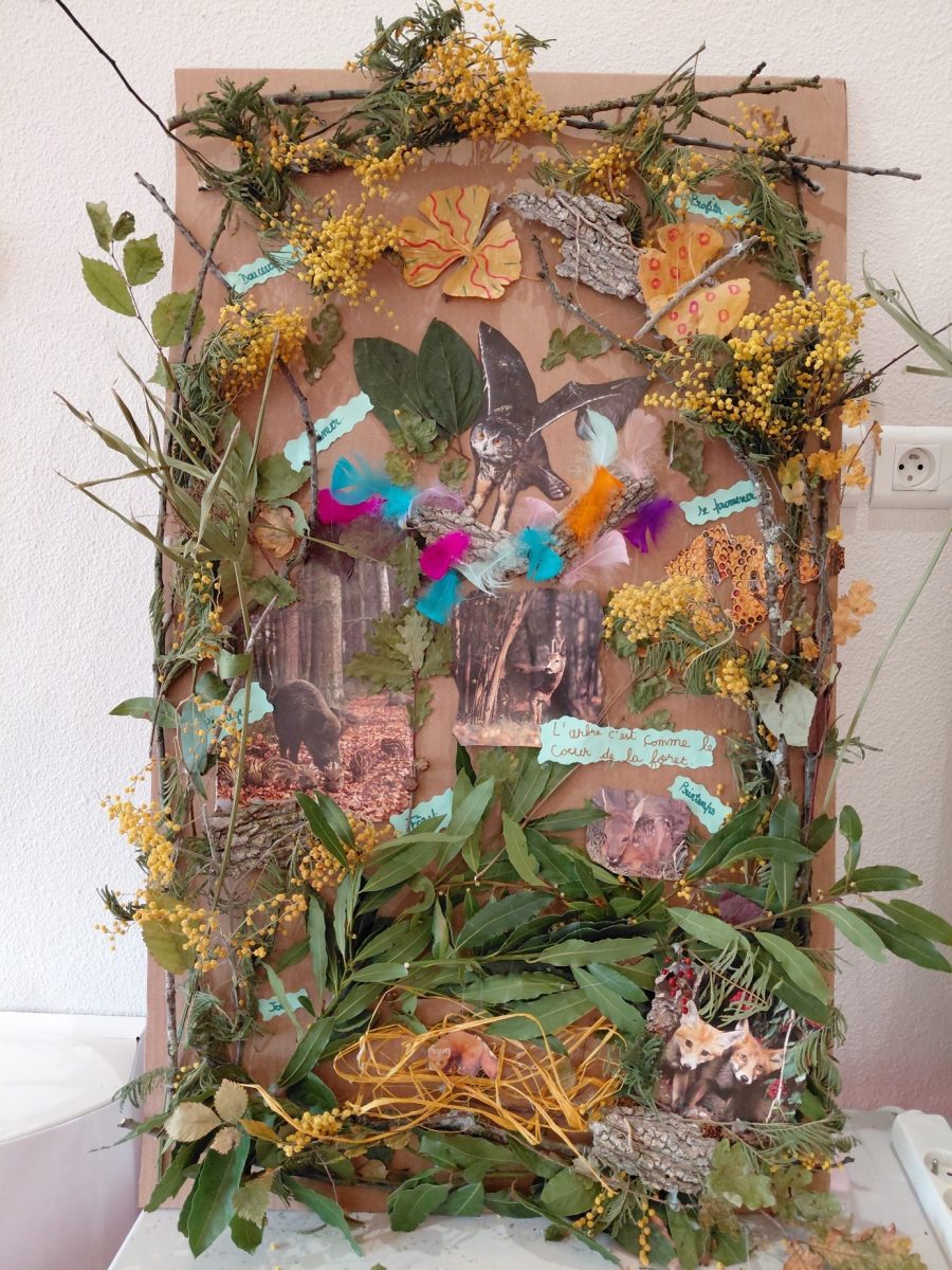atelier artistique « il était un bois » avec le Ah !Collectif