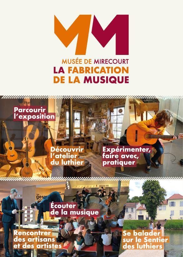Exposition - la fabrication de la musique départ Mirecourt - parcours en autonomie
