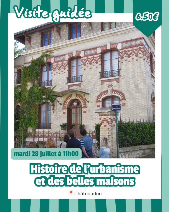 Visite guidée - Histoire de l'urbanisme et des belles maisons de Châteaudun