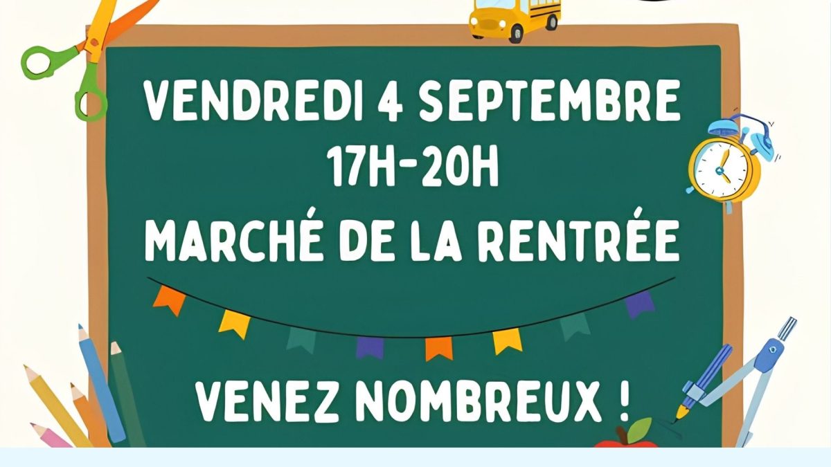 Marché de la rentrée