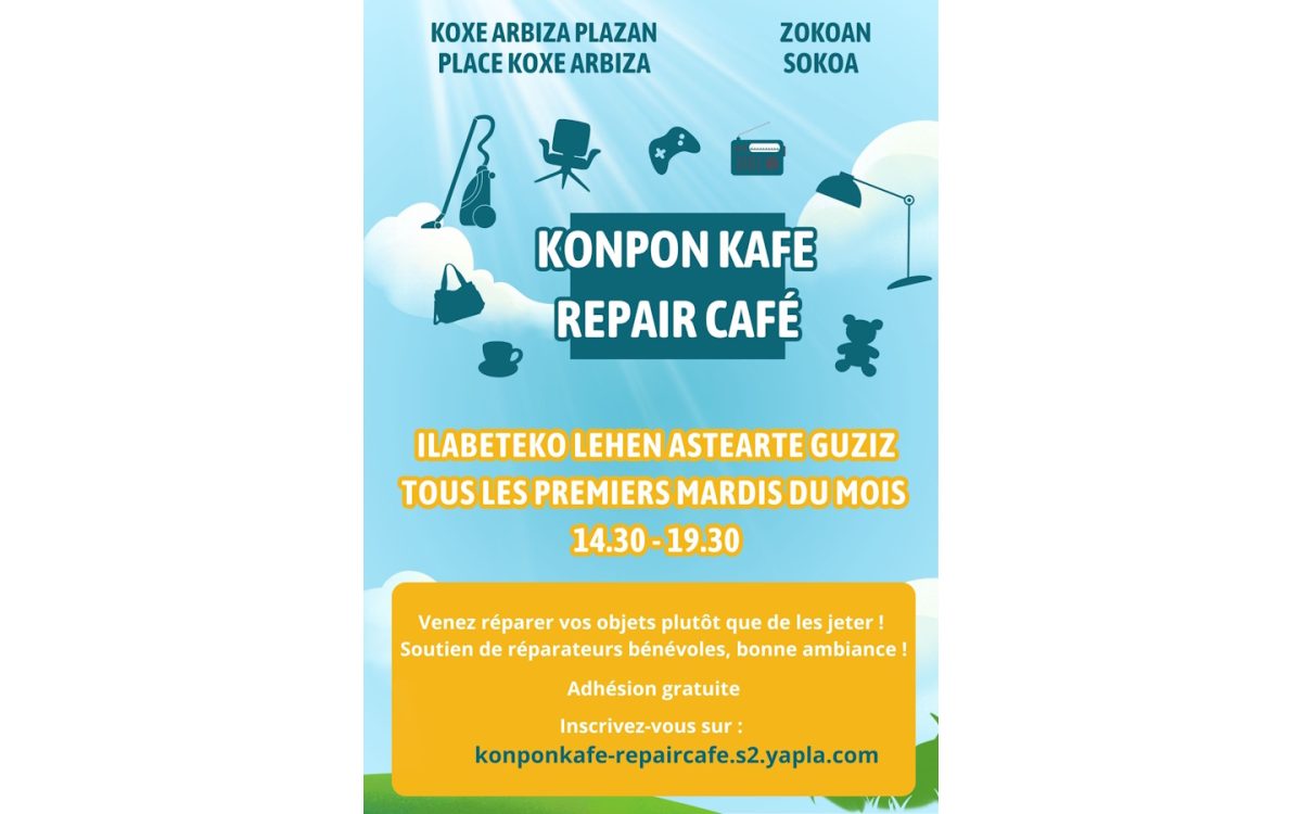 Le Konpon Kafe - Repair Cafe de Sokoa