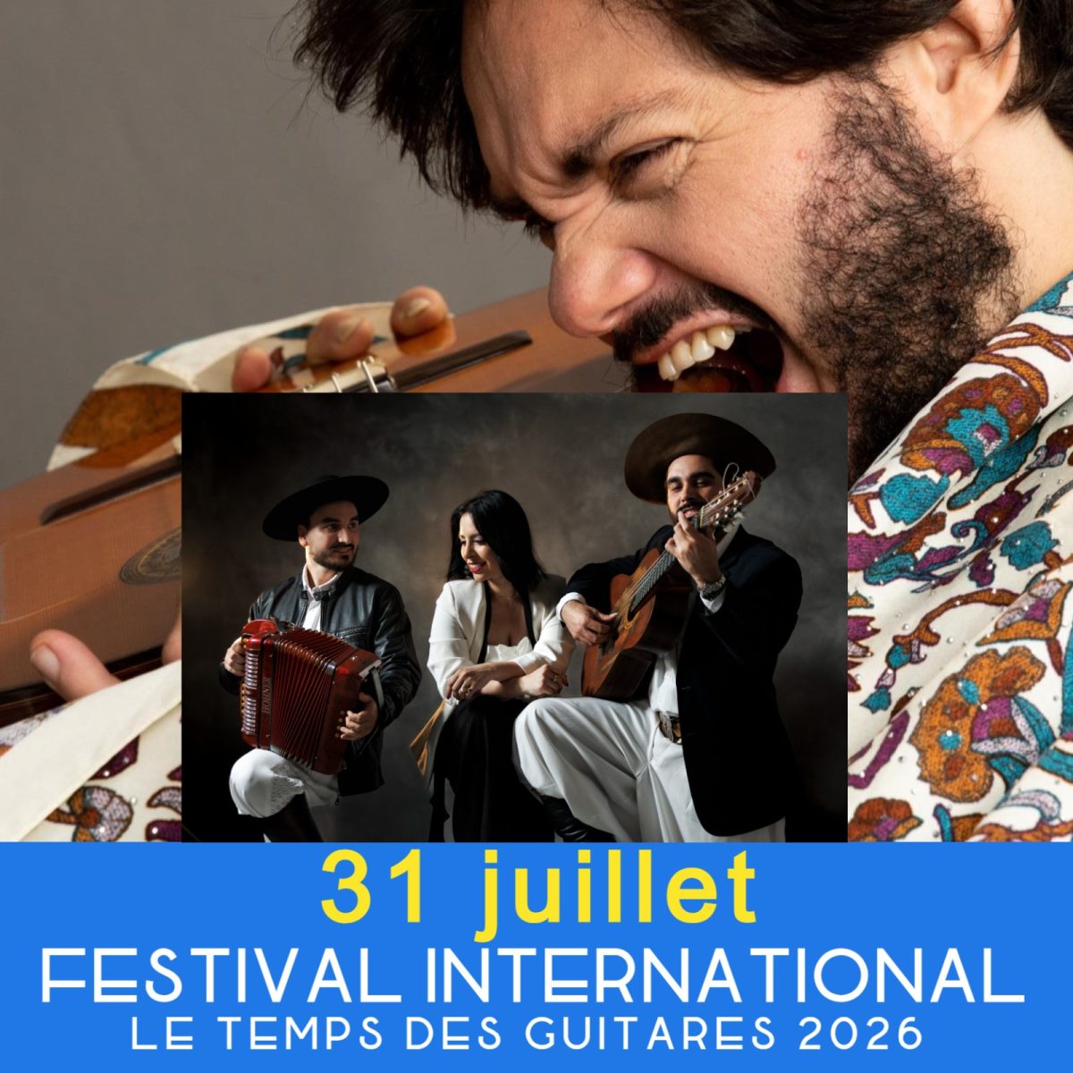 Festival le Temps des Guitares : Yamandu Costa et Los Hermanos Guedes