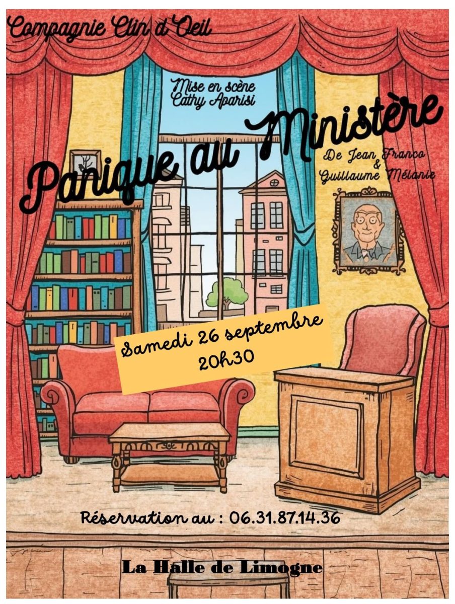 Théâtre à Limogne: "Panique au ministère"