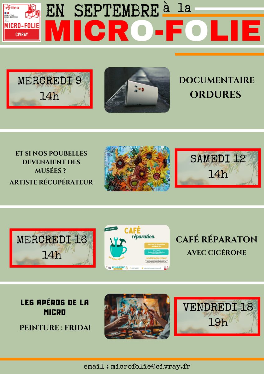 Artiste récupérateur. Et si nos poubelles devenaient des musées?